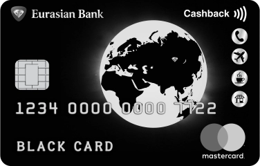 Дебетовая карта Mastercard Black Edition