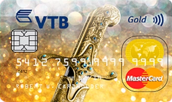 Дебетовая карта MasterCard Gold - ВТБ банк